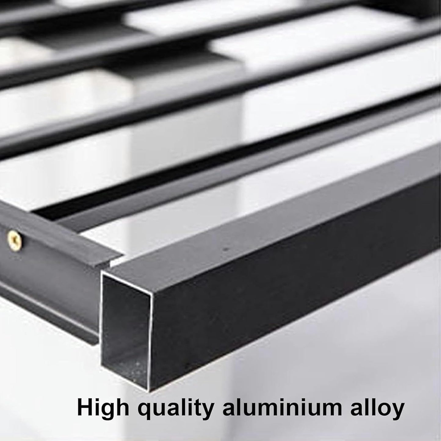 Aluminum Air Conditioner and Heat Pump Cover,Mini Split Air Conditioner Cover for Outside Units,Shelf Plant Stand,Outdoor AC Unit Cover,Noise Reduction,Suitable for Outdoor(Color:White,Size: