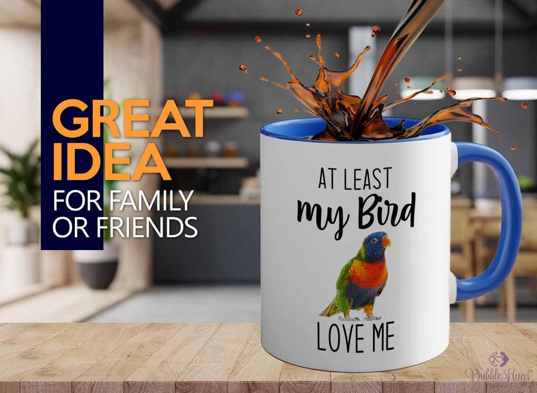 Bird Lover Two Tone Blue Edition 11oz - Bird Loves me - Hummingbird Ne