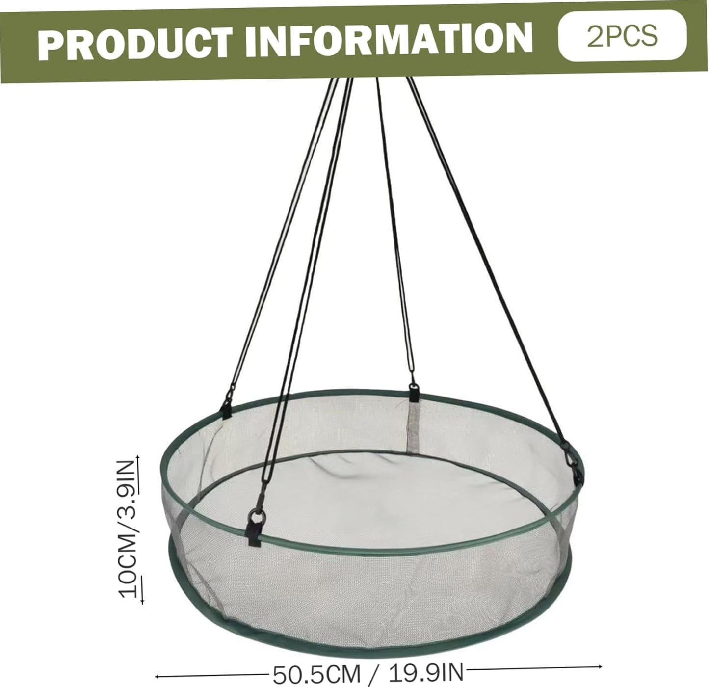 2-Pack Hanging Bird Feeder with Seed Catcher Tray, 20-Inch Wild Bird Feeders for Outdoors, Decoraciones interiores