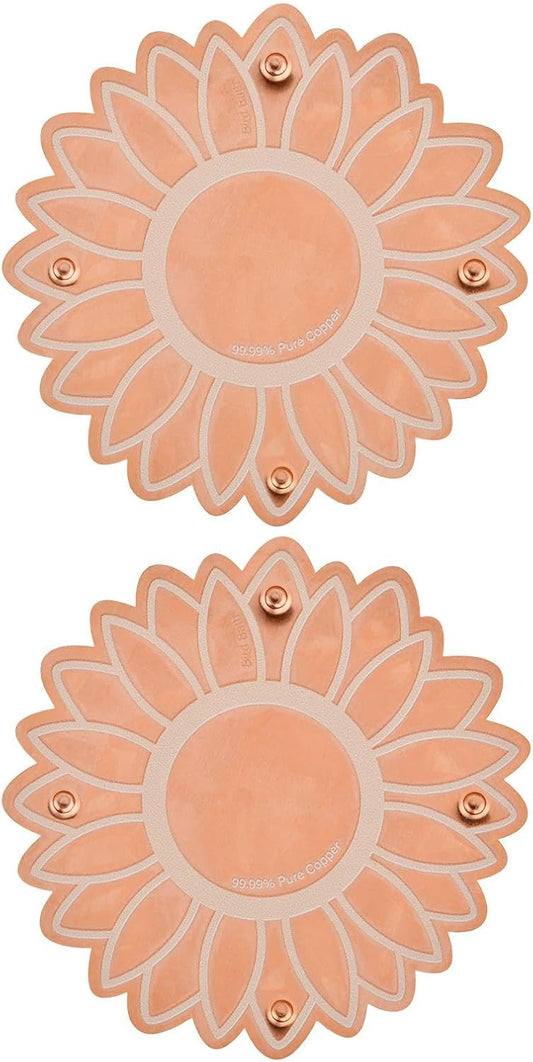 Copper Bird Bath Purification Disk, Outdoor Bird Bowls All-Season
