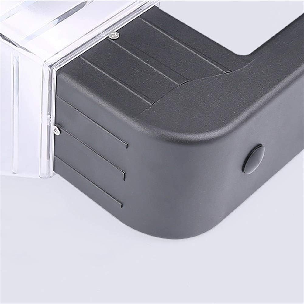 Waterproof Switch Single Crystal Solar Panel Aluminum Wall Lamp with PC Lampshade Outdoor Courtyard Lighting Light Garden Villa Decorative