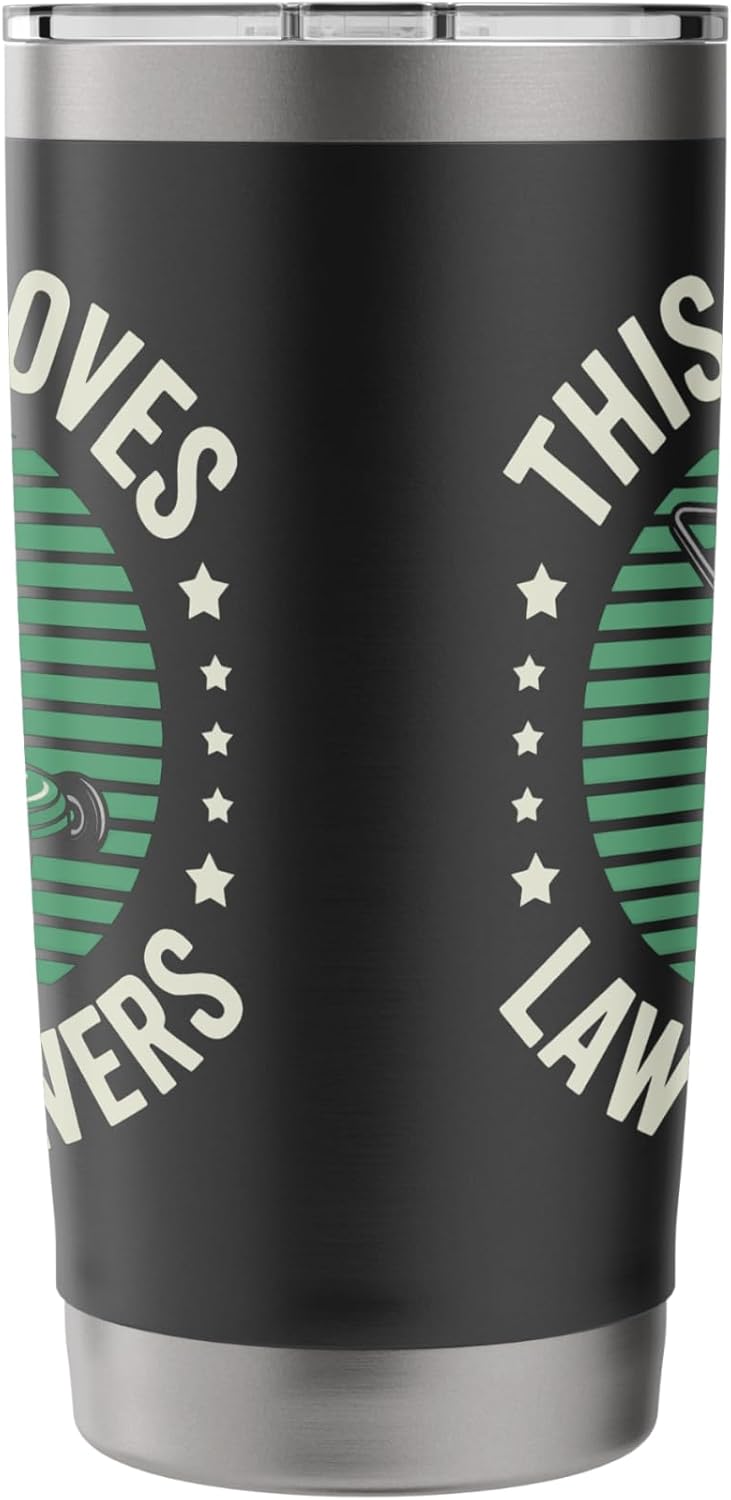 Lawn Care Enthusiast This Kid Loves Lawn Mowers Stainless Steel Insulated Tumbler