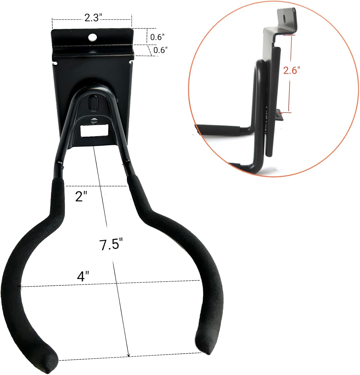 Power Tool Organizer for Slatwall, Garage Hooks for Hanging Yard Tools, Anti-Slip Weedeater Rack and Trimmer Holder, Versatile Slat Wall Drill Holder, 620 Series Slatwall Hooks