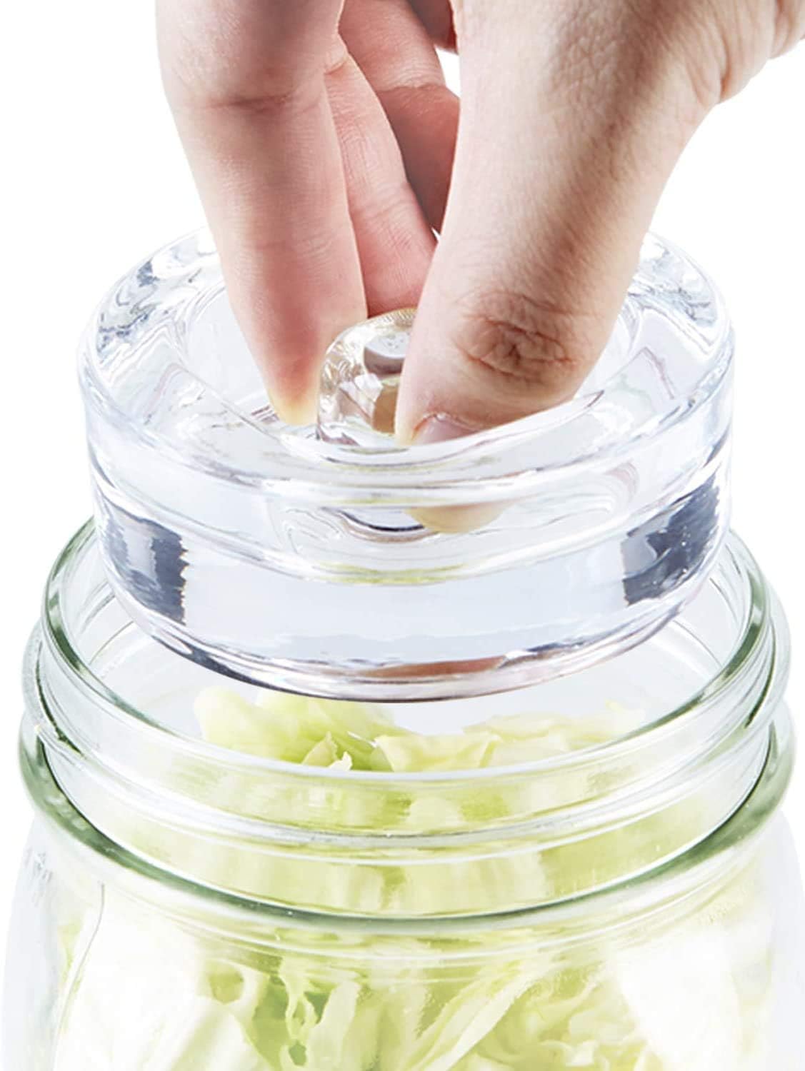 4-Pack of Fermentation Glass Weights with Easy Grip Handle for Wide Mo