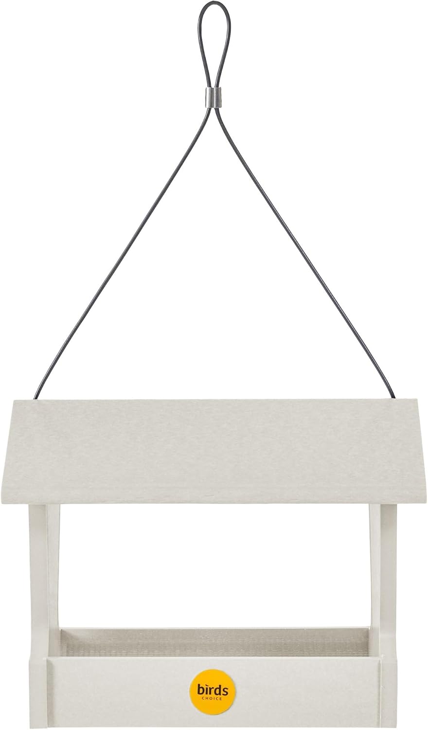 Birds Choice GSHF200 Hopper Feeder, Recycled Hanging Bird Feeder, Medium, Sea Salt