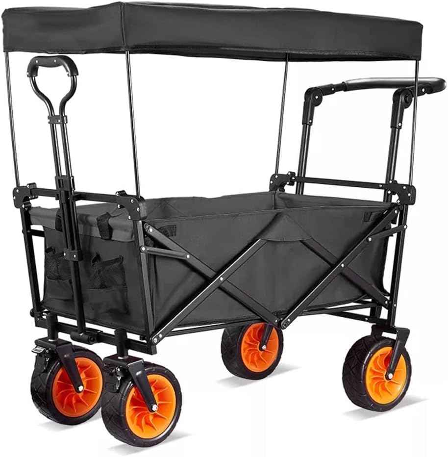 JSEIAJB Outdoor Camping Cart with Wheels Garden Carts Garden Supplies 