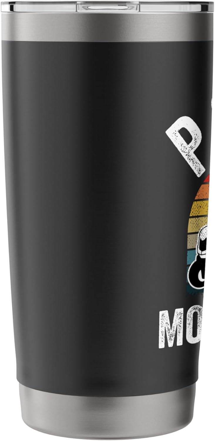Popsi Mows Best Funny Gardener Lawn Care Father's Day Stainless Steel Insulated Tumbler
