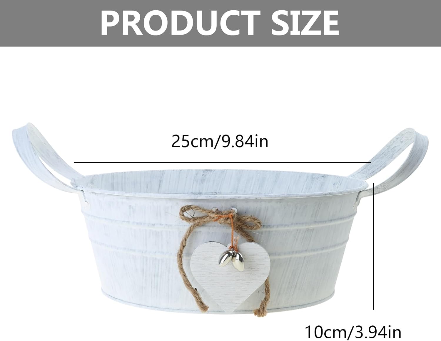 Creative Flower Vase Can Iron Metal Pitcher Tin Bucket Galvanized Can 