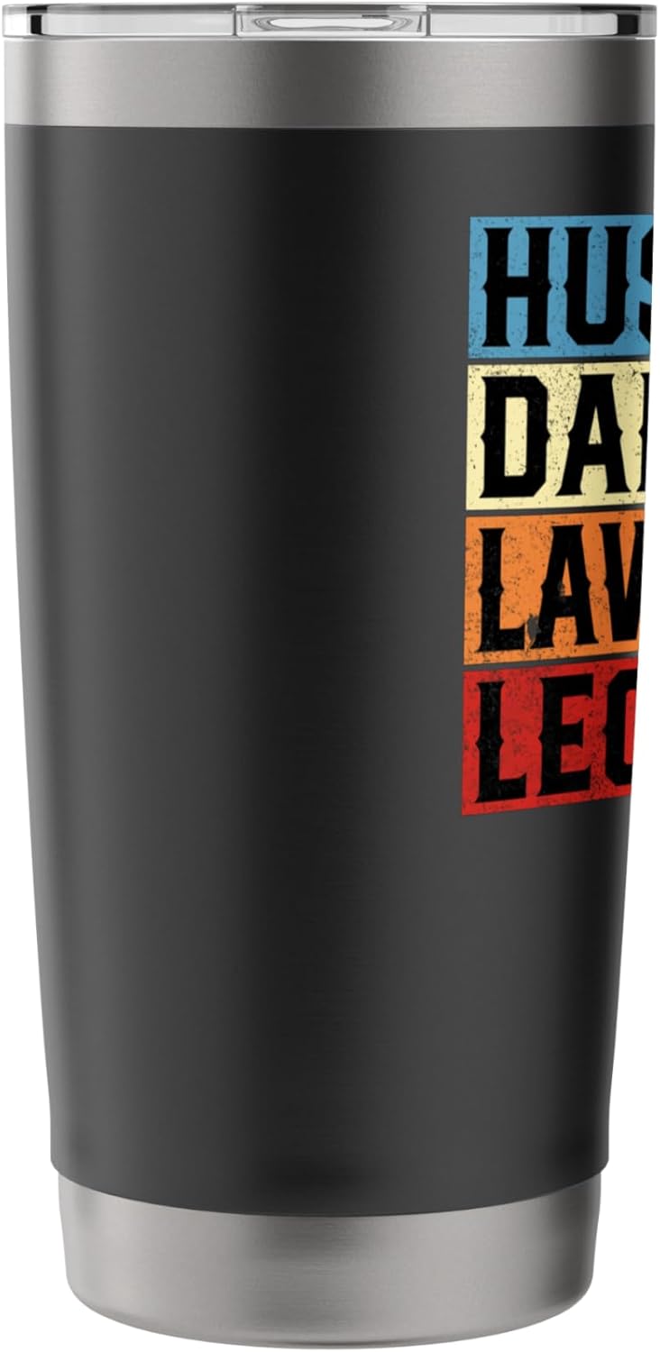 Lawn Mower Gardening Lover Husband Dad Lawn Care Legend Stainless Steel Insulated Tumbler