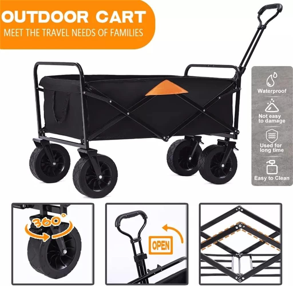 Folding Cart Portable Foldable 150L Large Capacity Multifunction Cart 