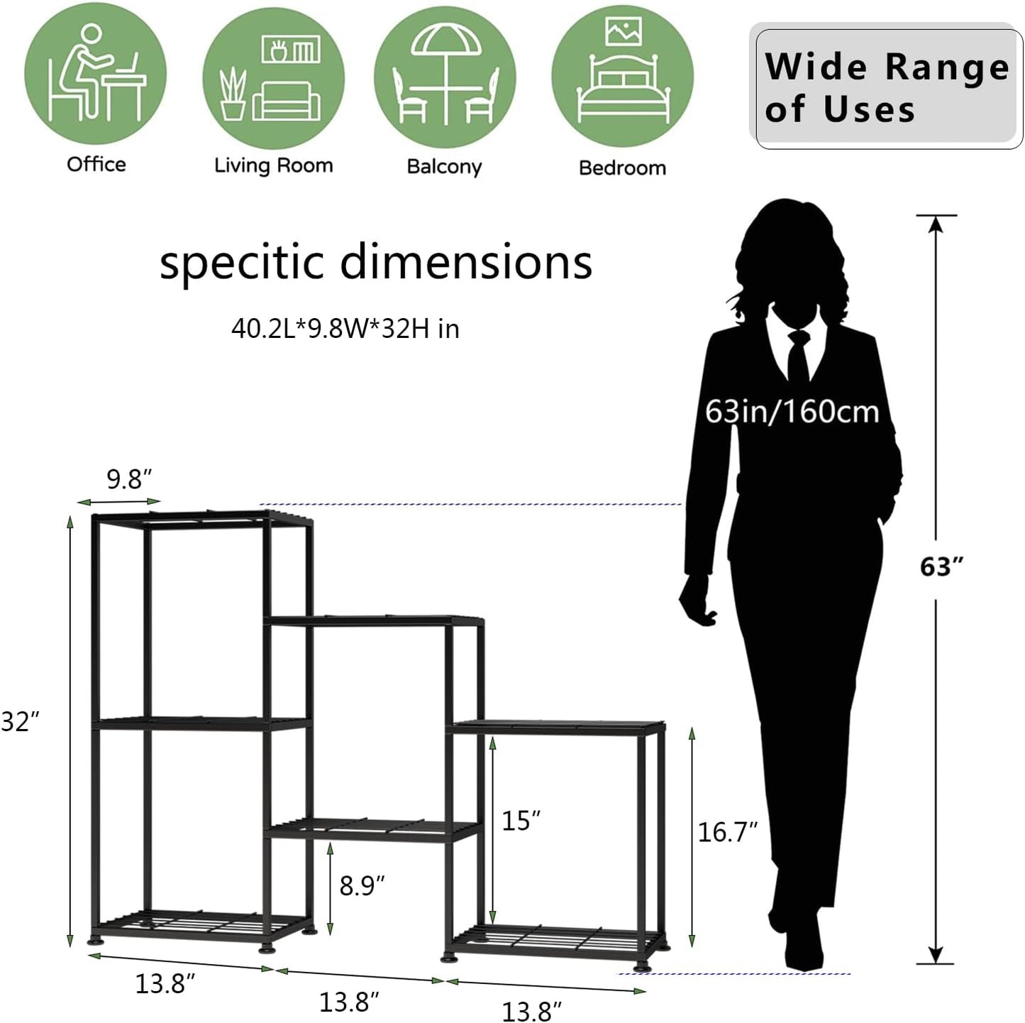 Metal Plant Stand Indoor Metal Plant Stands Outdoor Tiered Plant Shelf
