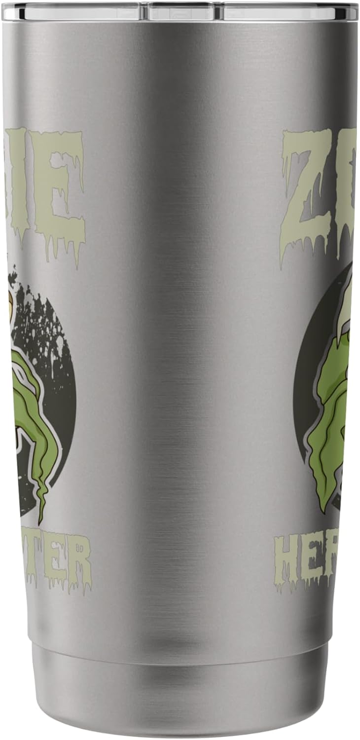 Zombie Head Planter Pot Garden Gardening Halloween Stainless Steel Insulated Tumbler