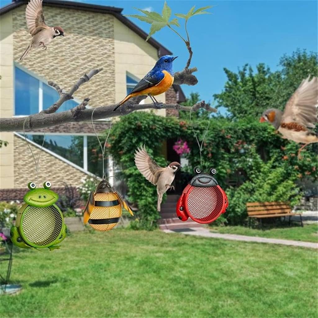 Bird Feeder Hanging Wild Animal Shaped Bird Seed Feeder for Garden Dec