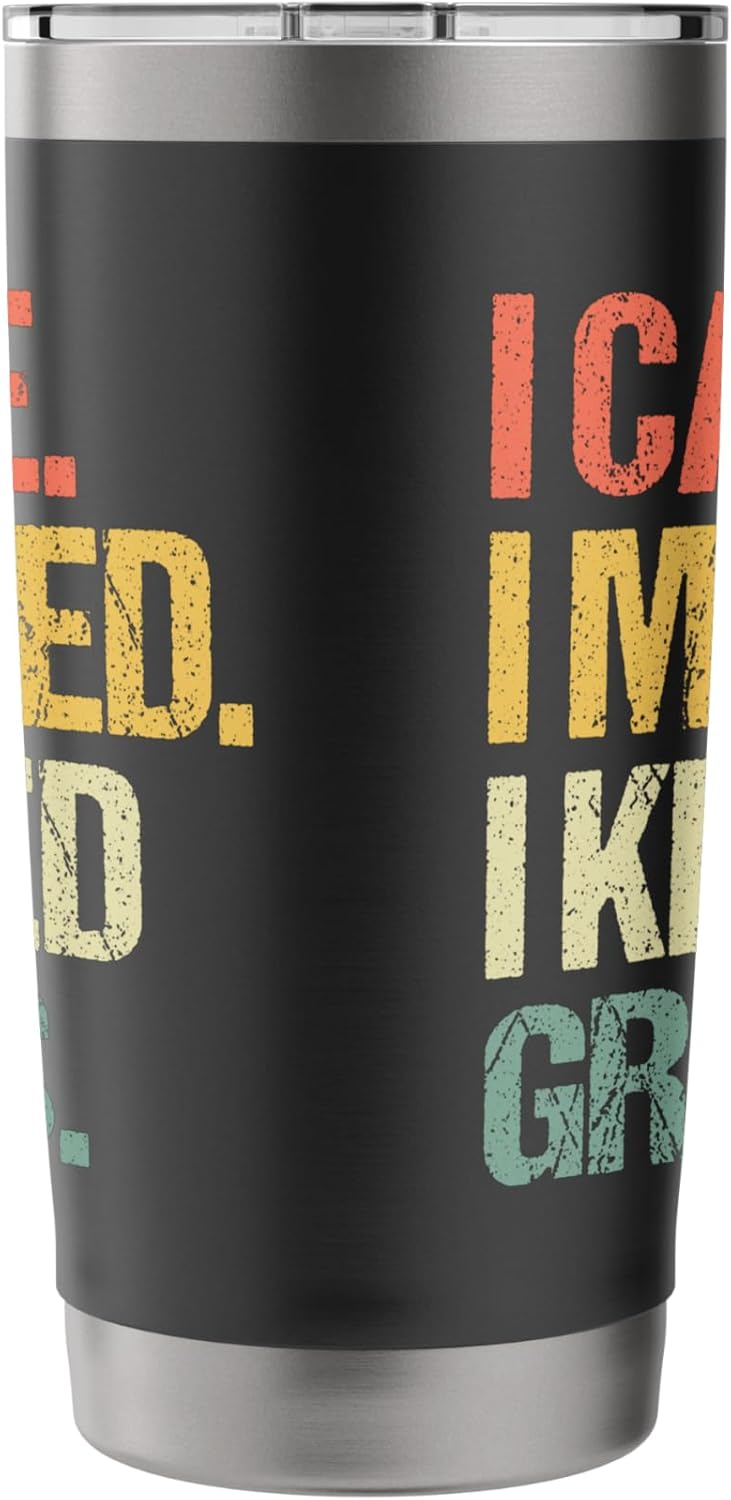 I Came I Mowed I Kicked Grass - Funny Landscaping Lawn Mower Stainless Steel Insulated Tumbler