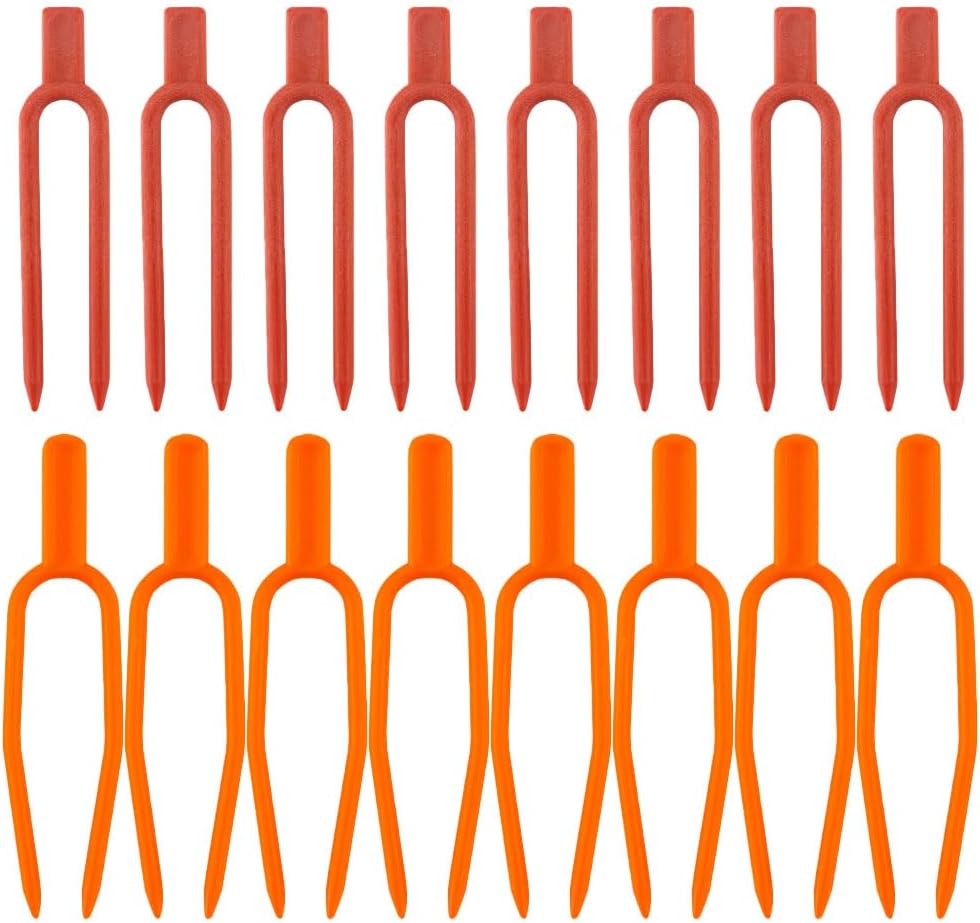 GANAZONO 400 Pcs Vine Fixed Fork Wire Holder Wire Holders for Cords Strawberry Plants Strawberry Fixing Clips Plant Ties Garden Tool Accessories Fixed Forks for Plant Gardening Supplies Tie