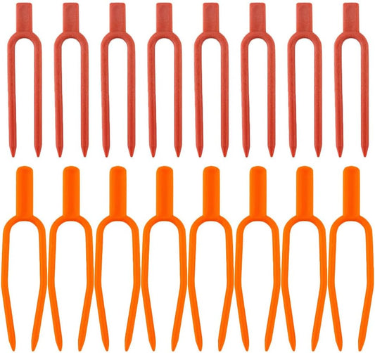 GANAZONO 400 Pcs Vine Fixed Fork Wire Holder Wire Holders for Cords Strawberry Plants Strawberry Fixing Clips Plant Ties Garden Tool Accessories Fixed Forks for Plant Gardening Supplies Tie