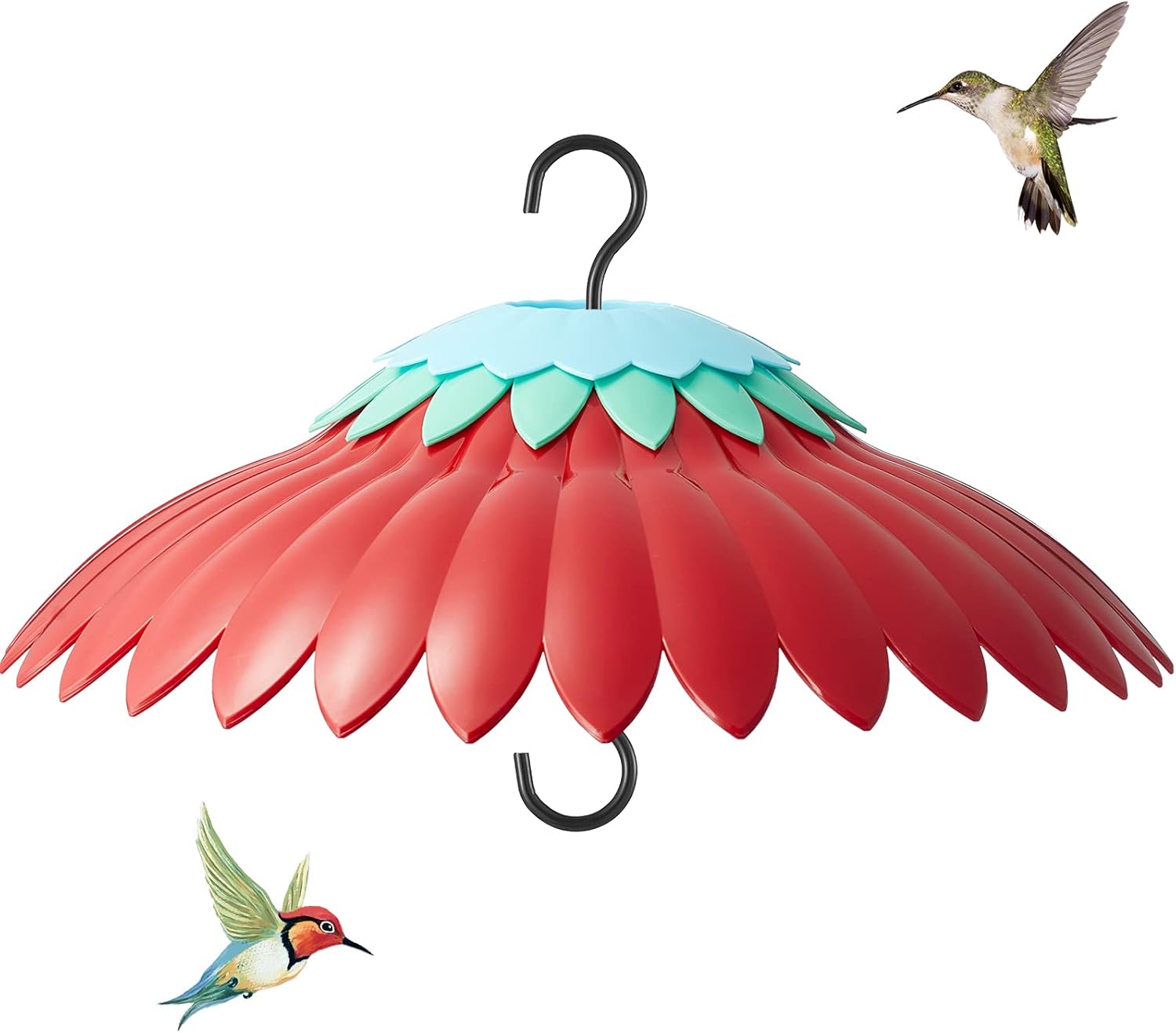 Squirrel Baffle for Hanging Bird Feeder Rain Cover for Outside Weather