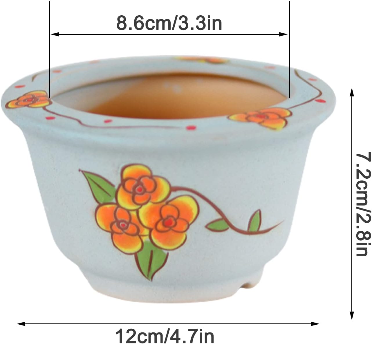 Plant Pots Colorful Flower Pot Ceramic Planters Vase Container Home Of