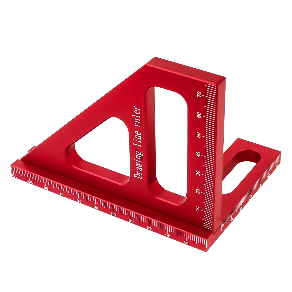 3D Multi-Angle Measuring Ruler,45/90 Degree Aluminum Alloy Woodworking