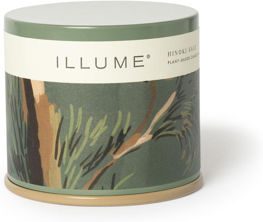 Illume Beautifully Done Essentials Hinoki Sage Vanity Tin Scented Candle
