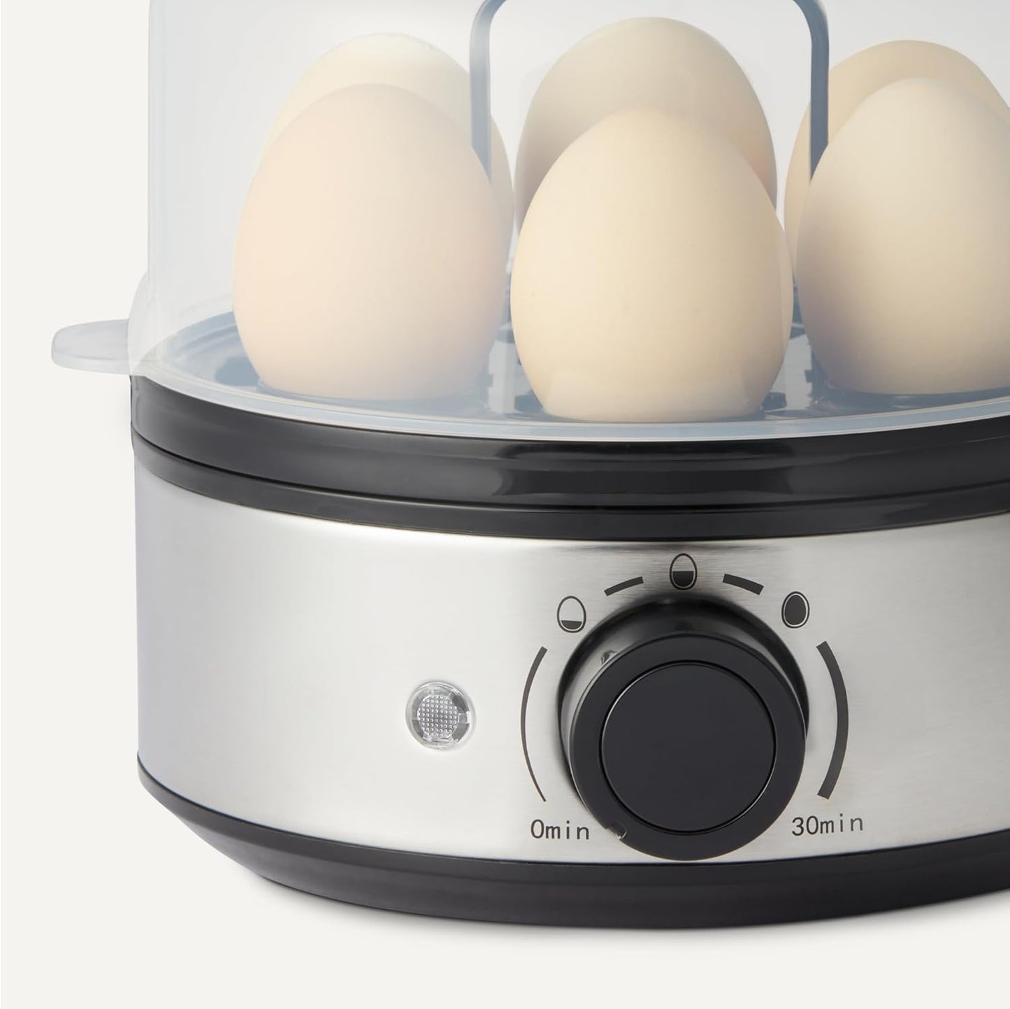 Amazon Basics Electric Egg Cooker for Hard-Boiled Eggs, 7-Egg Capacity, BPA Free, Black