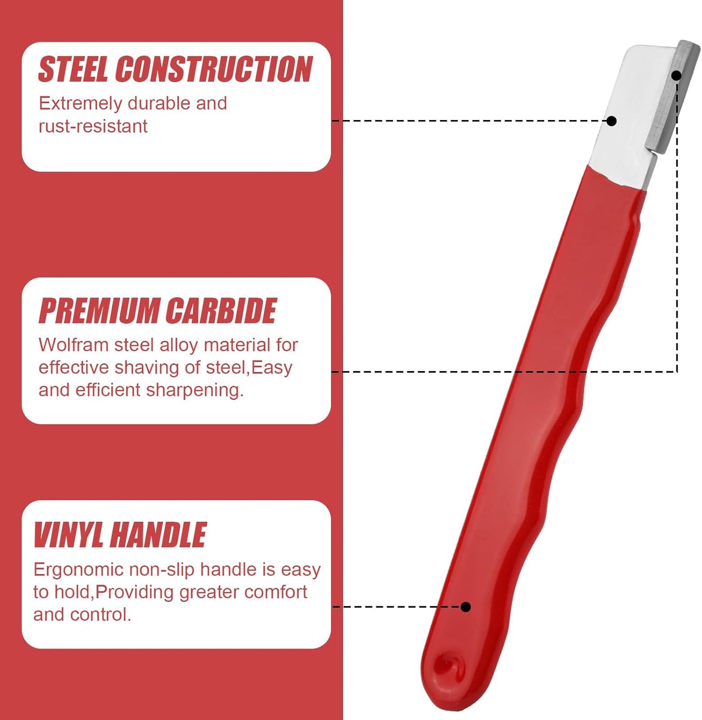 2pcs Pocket Blade Sharpener, Premium Wolfram Steel Garden Tool Sharpener Multipurpose Usage Knife Sharpener for Pruning Shears Hatchets Scissors Sickle Fence Shears