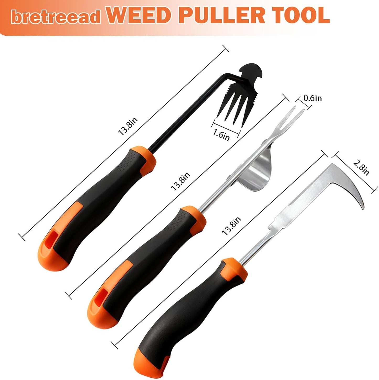 Weed Puller Tool, 2026 New Portable Hand Weeder Tool, Weeding Tool wit