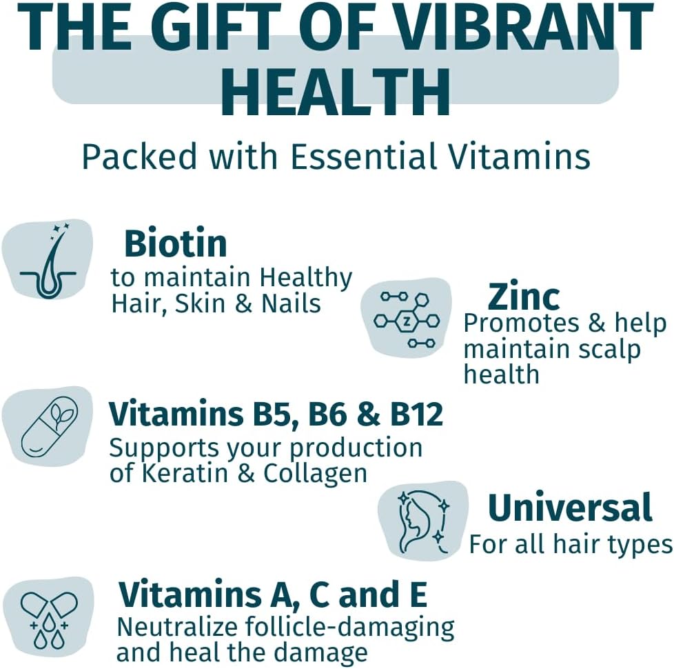 WEEM Hair Skin and Nails Gummies - Supports Healthy Hair - Vegan bioti