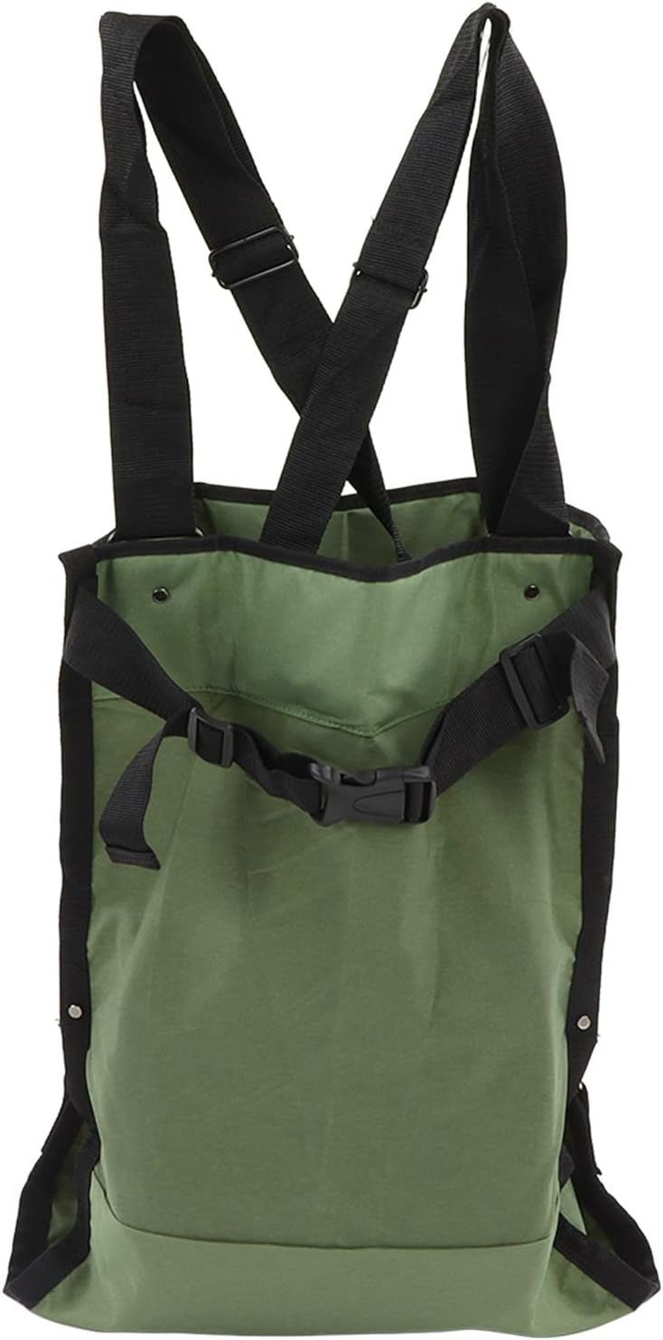 Double-Loop Harvesting Bag, Fruit Picking Apron for Garden, Orchard an