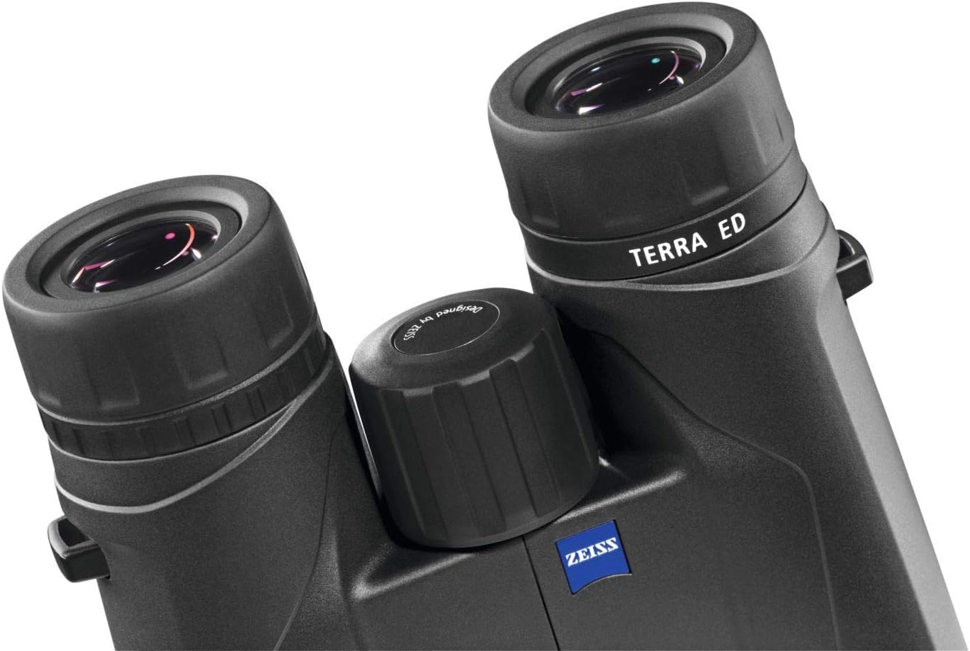 ZEISS Terra ED Binoculars 10x32 Waterproof, and Fast Focusing with Coated Glass for Optimal Clarity in All Weather Conditions for Bird Watching, Hunting, Sightseeing, Black