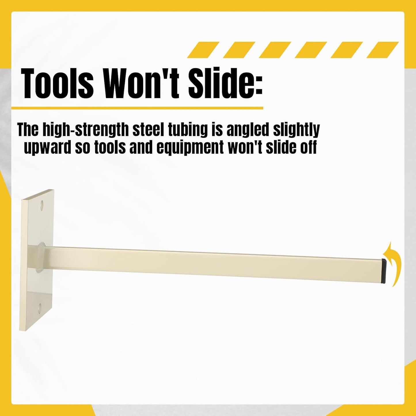 12 Inch Single Spoke Alloy Steel Tool Rack Heavy Duty Tool Organizer Wall Mount Hose Hanger Hook for Cords Garden Hoses Loppers Shears Garage Shed Storage