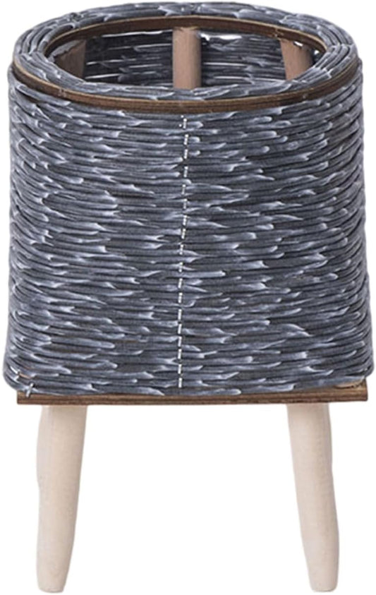 Rattan Plant Basket Indoor Handwoven Plant Pots for Planter Flowers Pots Plant Pots Decorations Laundry Basket Household(281)