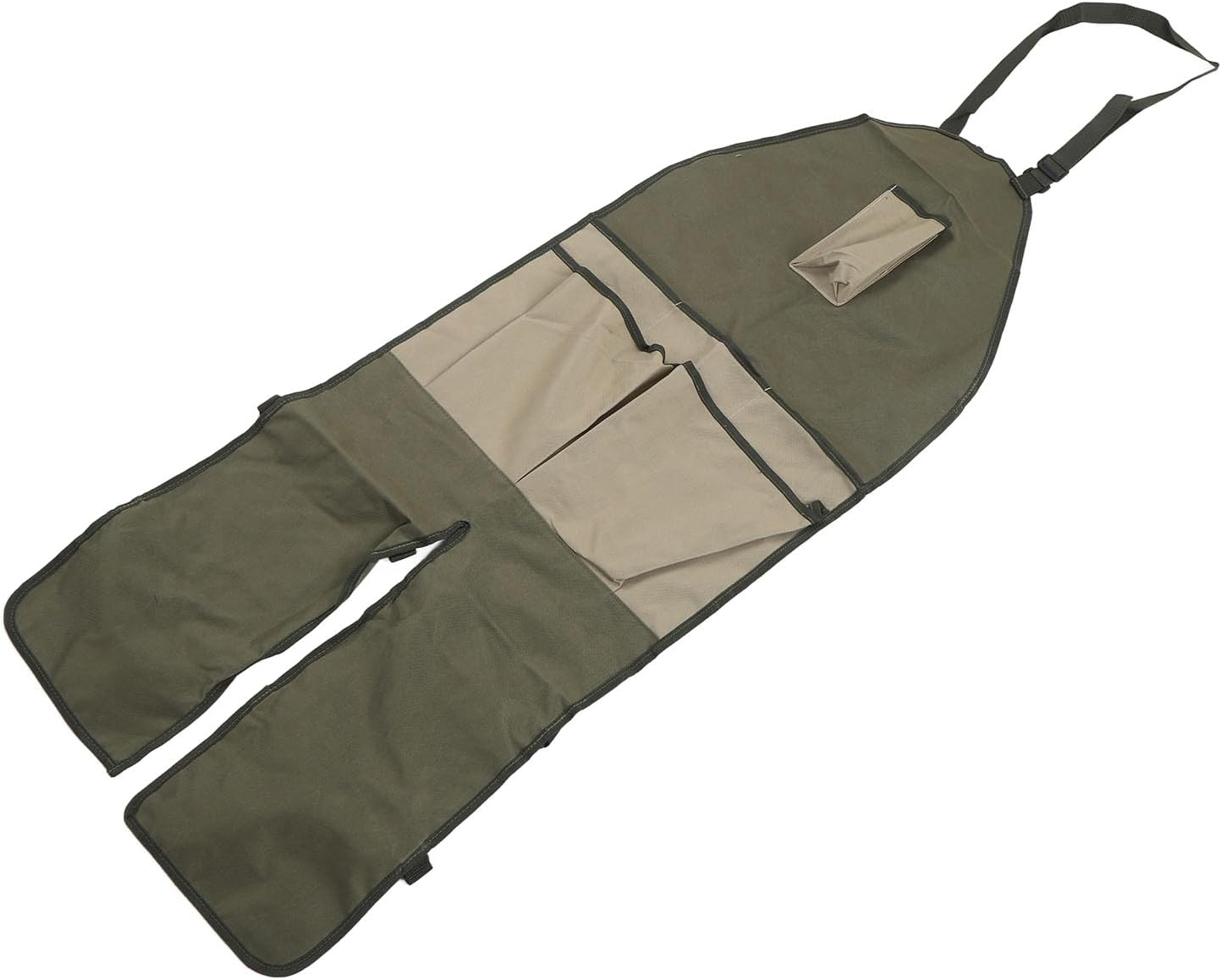 Pilipane Oxford Cloth Gardening Leggings Apron Multi Pocket Regulable Buckle Leg Protection Garden Apron for Workshop Garage Orchard Assorted Colors 118 x 45cm