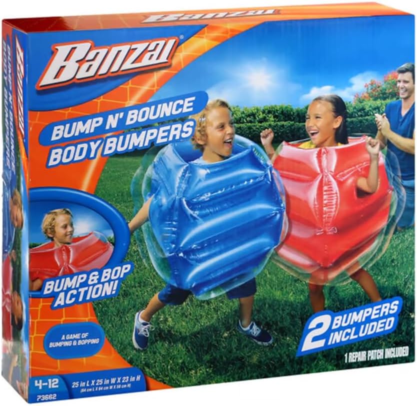 BANZAI: Bump N' Bounce Body Bumpers, A Game of Bumping & Bopping, 2 Bu