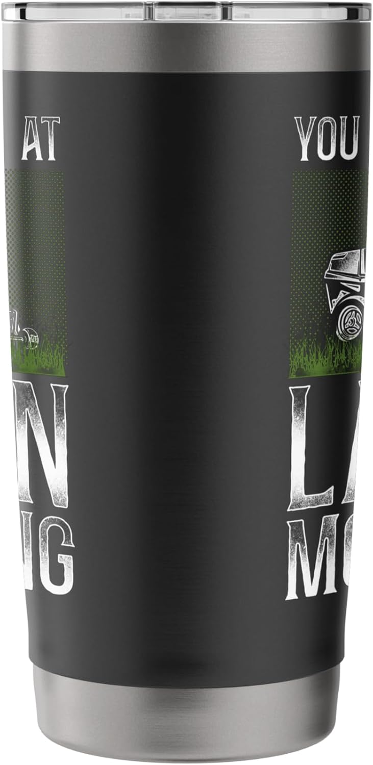 Lawn Mower Mowing Dad Father Landscaper Vintage Tractor You Stainless Steel Insulated Tumbler