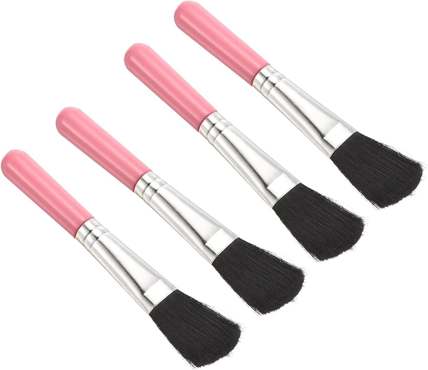 PATIKIL Succulent Cleaning Brush 4Pack 125mm Black Gardening Tools Plant Brush for Garden Pink Handle