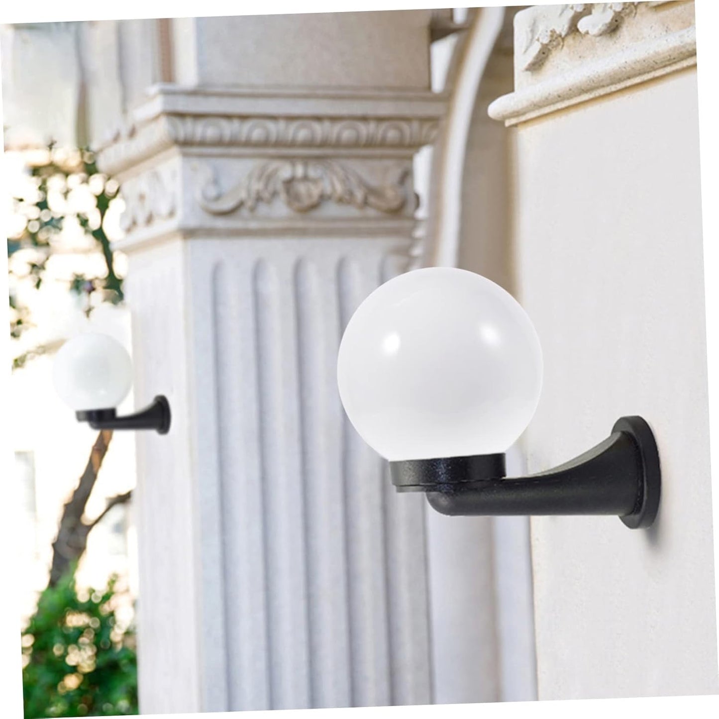 Acrylic Outdoor Globe Lampshade Replacement for Wall Lamp Waterproof L