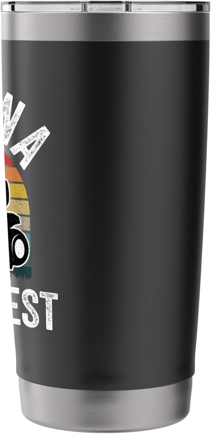 Tupuna Mows Best Funny Gardener Lawn Care Father's Day Stainless Steel Insulated Tumbler