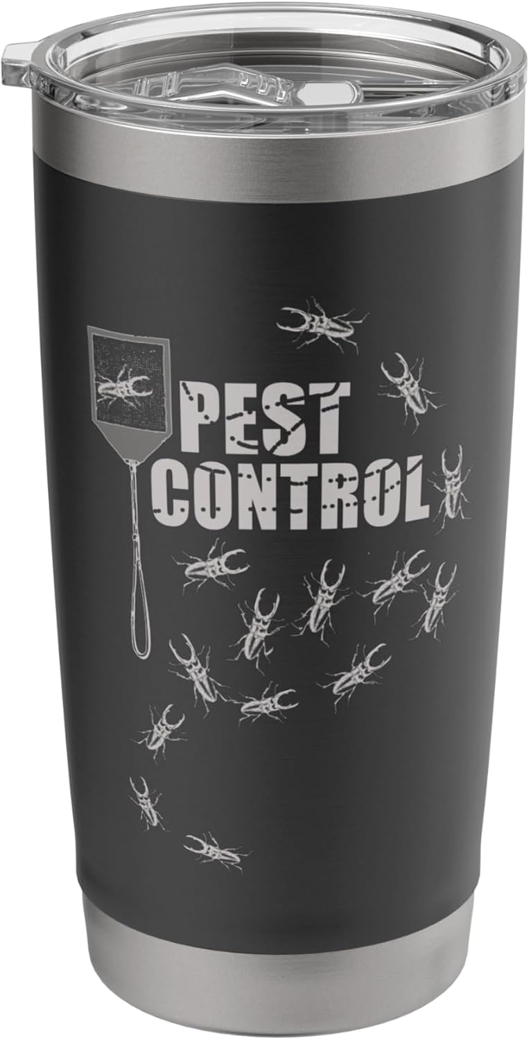 Insect Swatter Pest Control Bug Killer Exterminator Stainless Steel Insulated Tumbler
