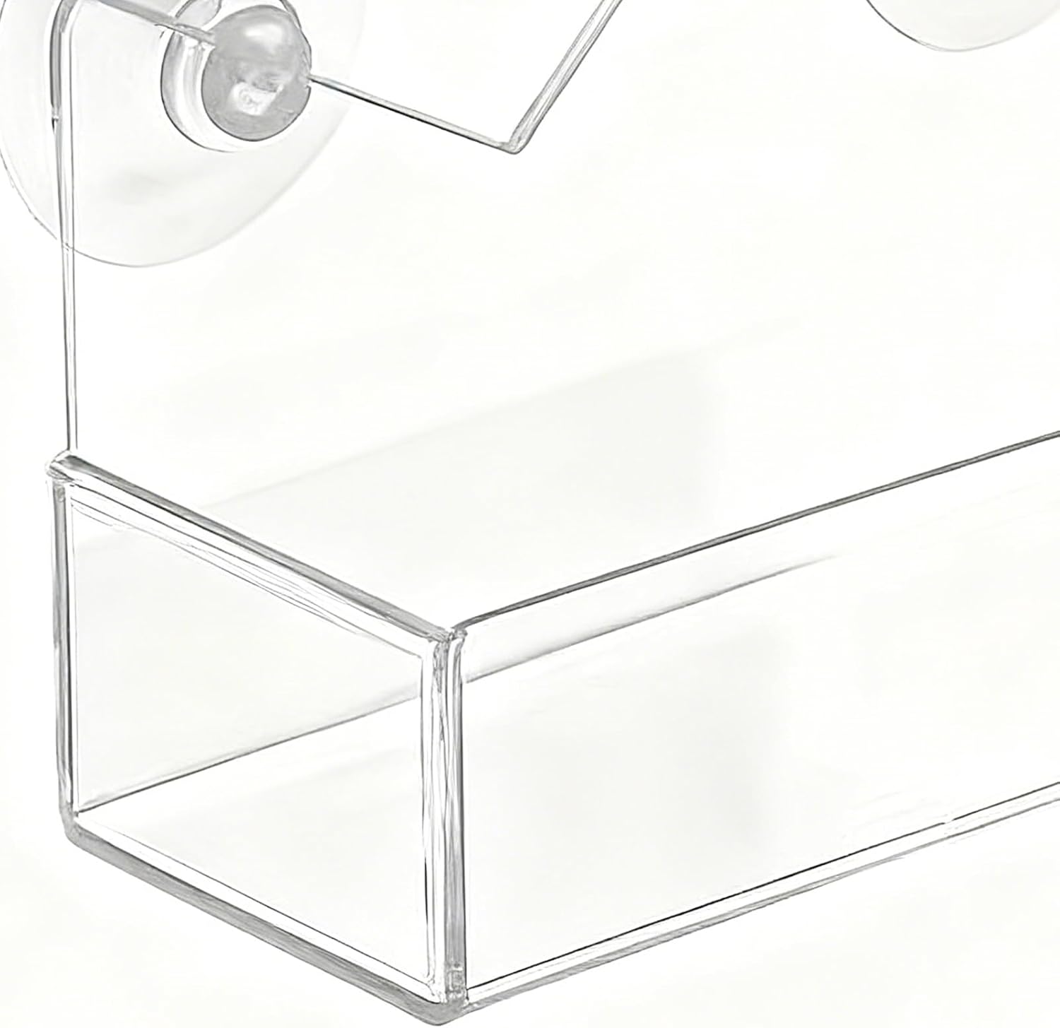 Window Bird Feeder - Clear Acrylic Large Capacity | Suction Cup Bird F