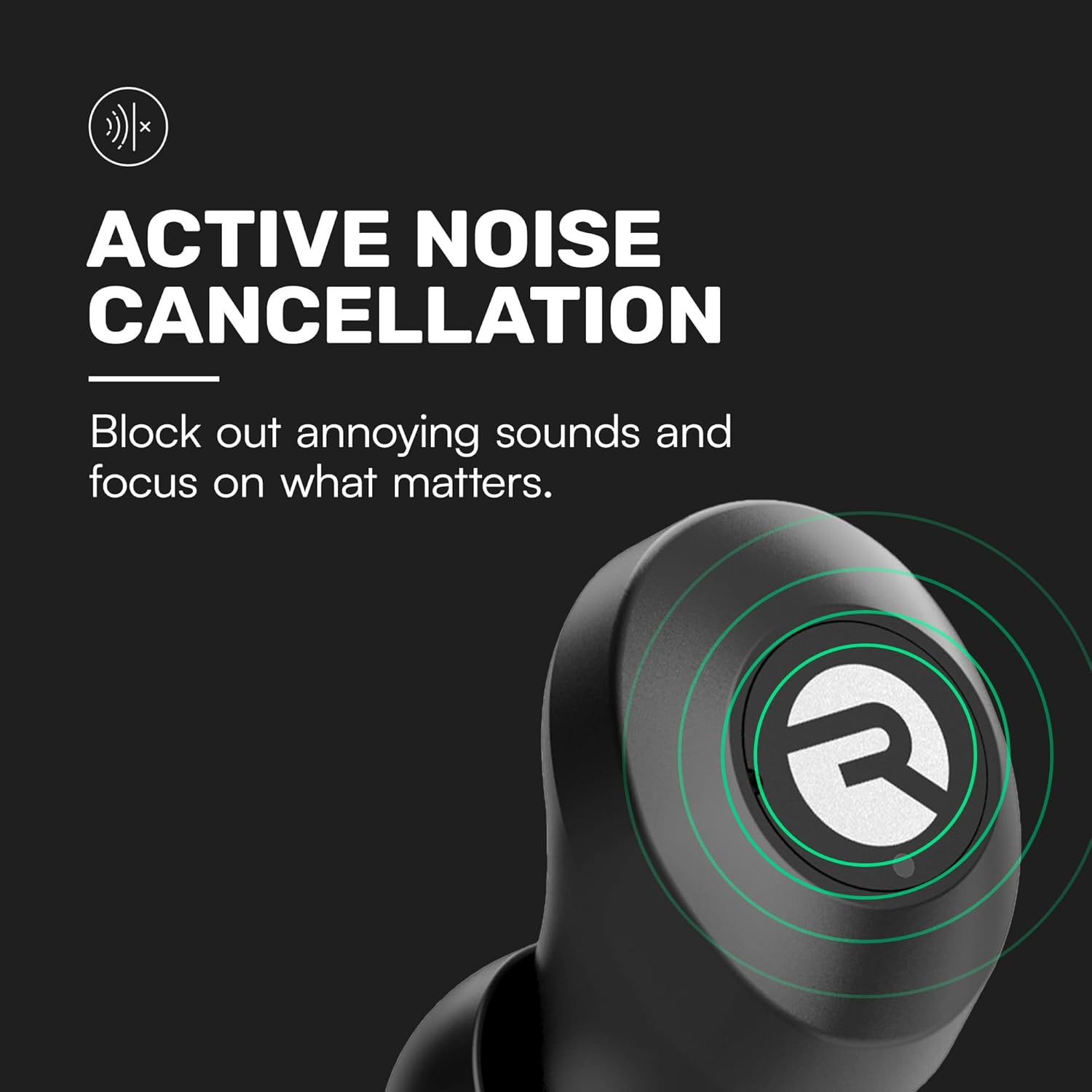 Raycon Everyday Classic Bluetooth Wireless Earbuds + Microphone with A