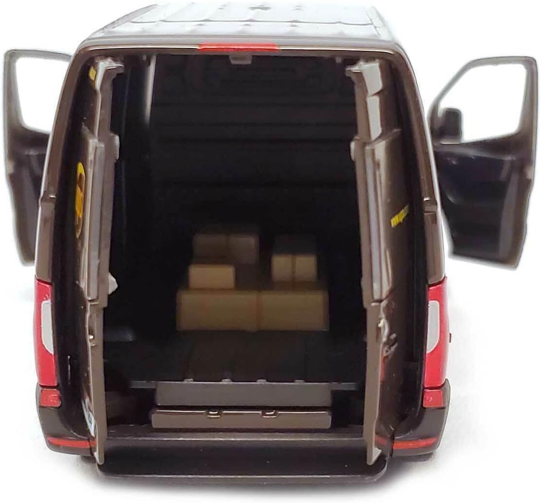KiNSMART - Mercedes-Benz Sprinter UPS Edition Cargo Van, 1:48 O Scale 