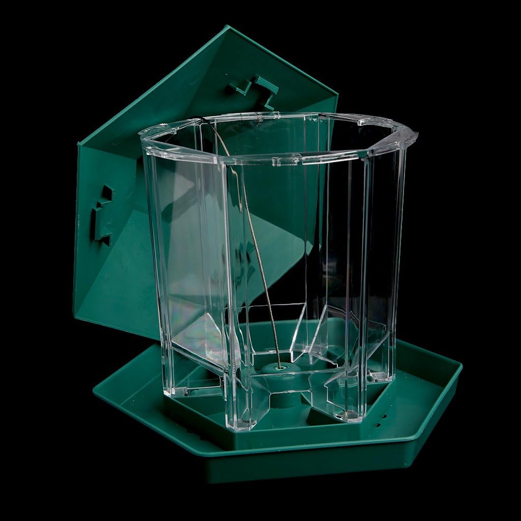 Bird Feeders for Outside Hanging Wild Bird Feeder Clear Body Proof Garden Decoration for Bird Watchers
