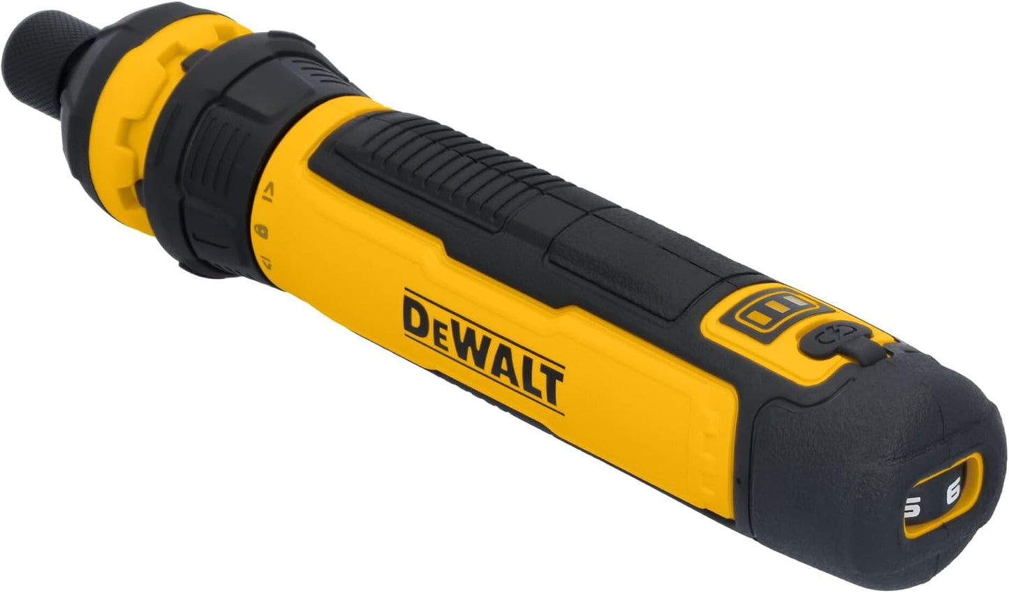 DEWALT Cordless Screwdriver, 4V USB Rechargeable Electric Screwdriver 