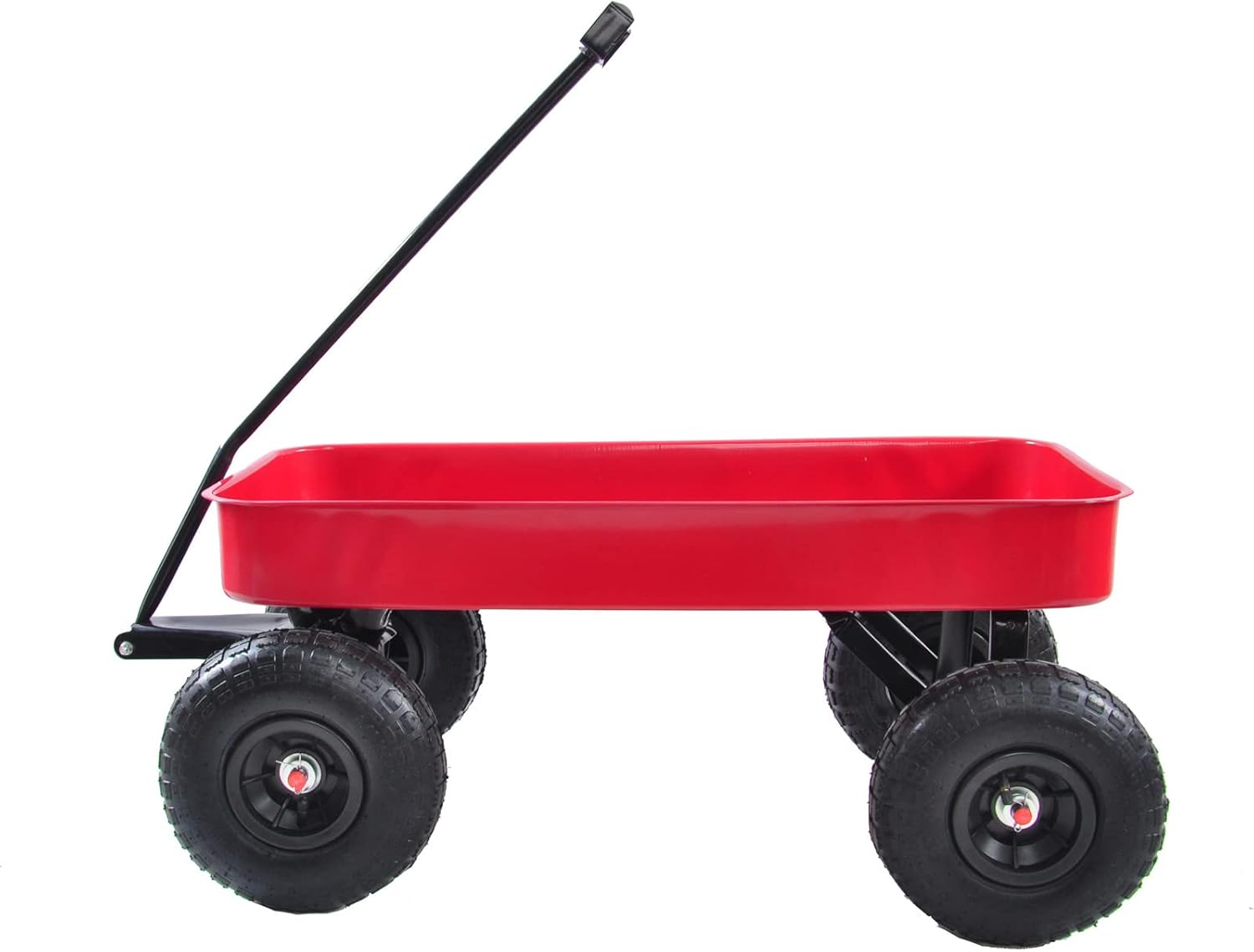 Garden Cart Outdoor Utility Wagon with Solid Wheels Beach Wagon,All Te