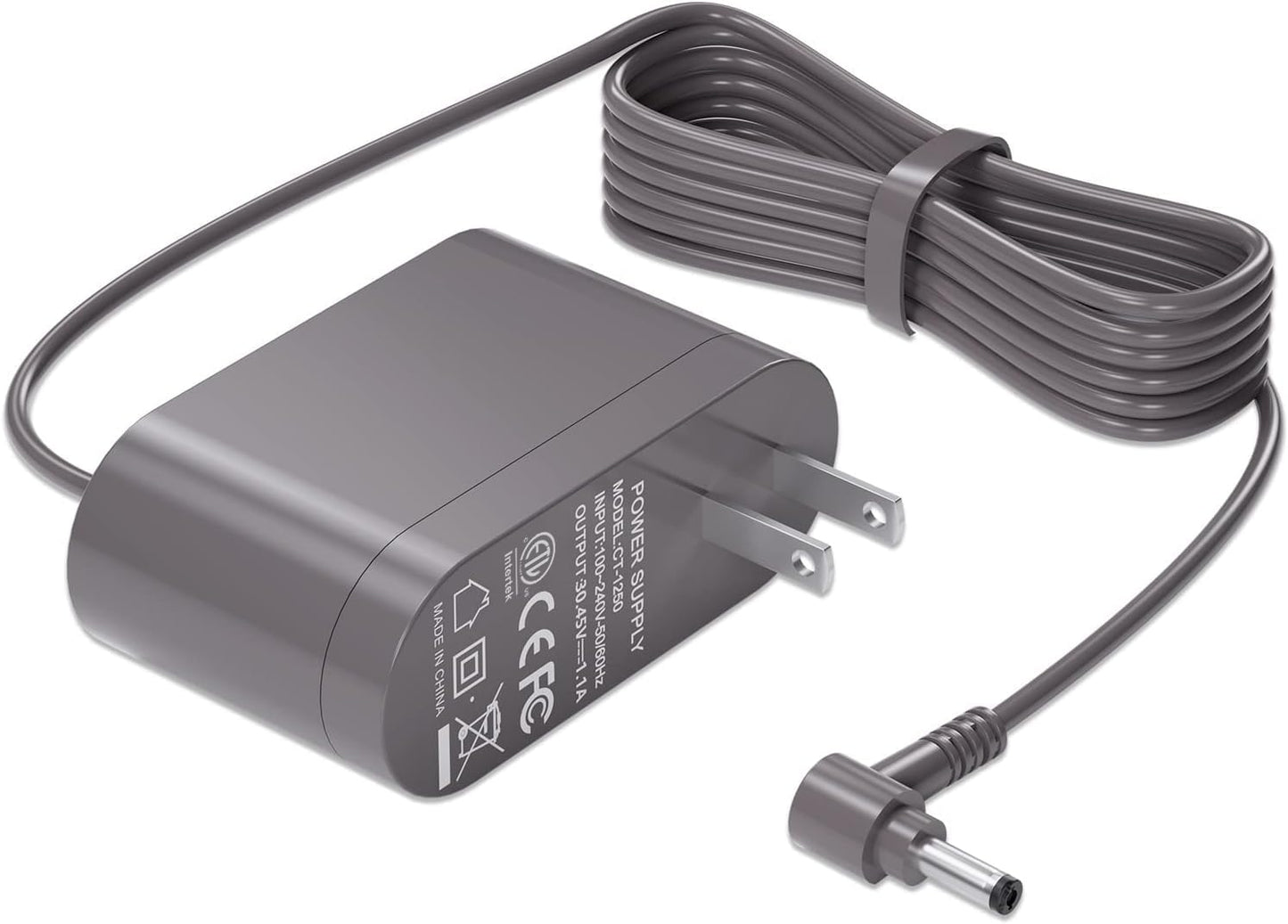 30.45V Replacement for Dyson Vacuum Charger for Dyson V10 V11 V12 V15 SV12 SV14 SV16 SV20 SV22 Absolute Animal Motorhead Cordless Vacuum Power Supply【Not for V6/V7/V8| Charger Port: 4.8 x 1.7 mm】