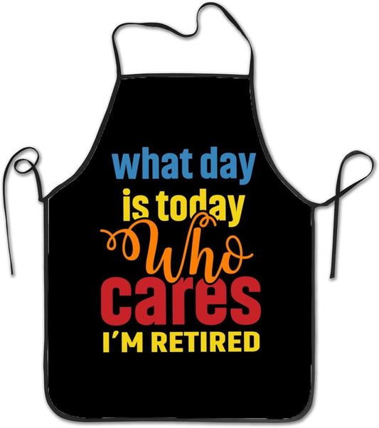 Retired Aprons for Women Men, Retirement Gifts for Grandpa Grandma Dad