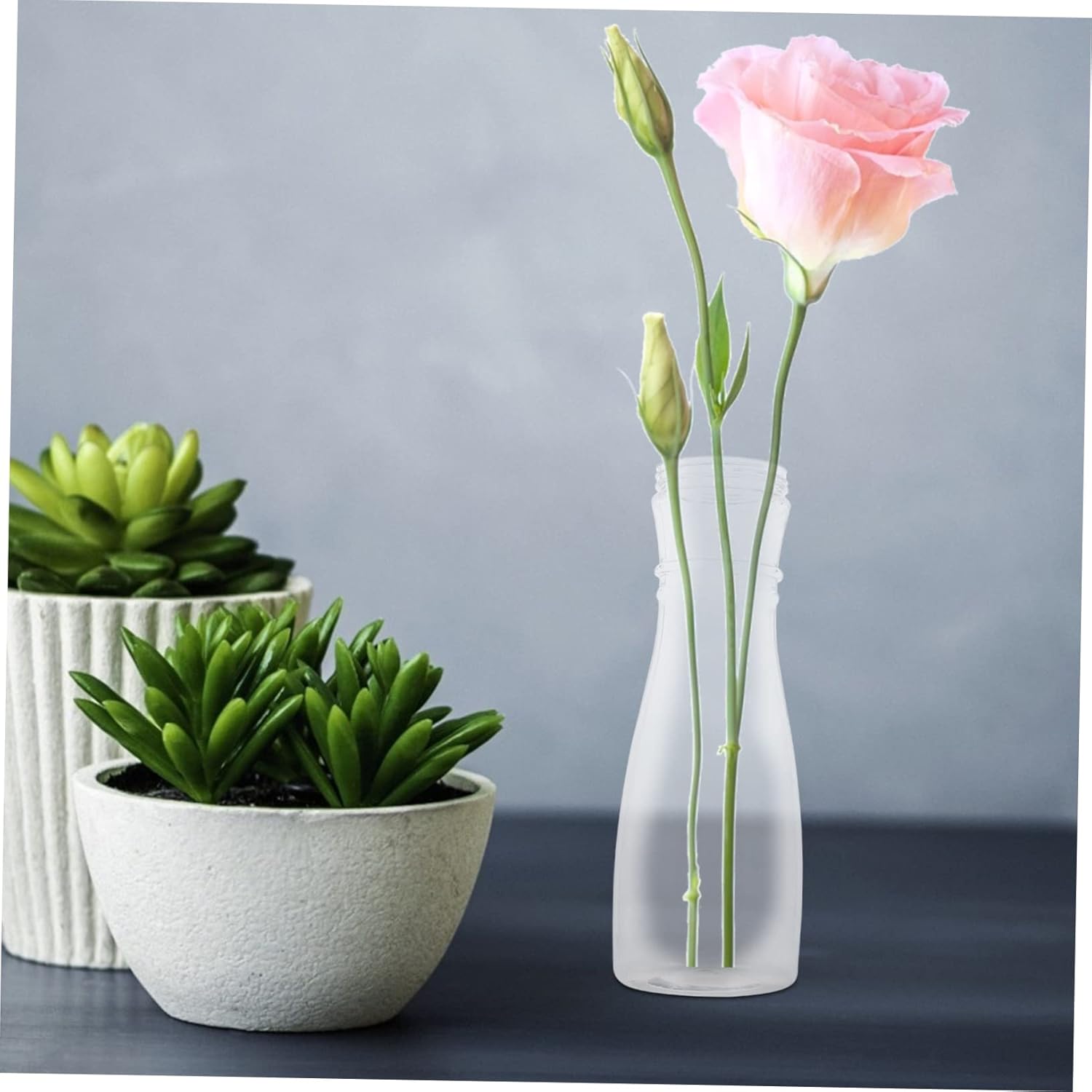 BESTOYARD 8pcs Plastic Flower for Bouquet Packaging Reusable Flower Po