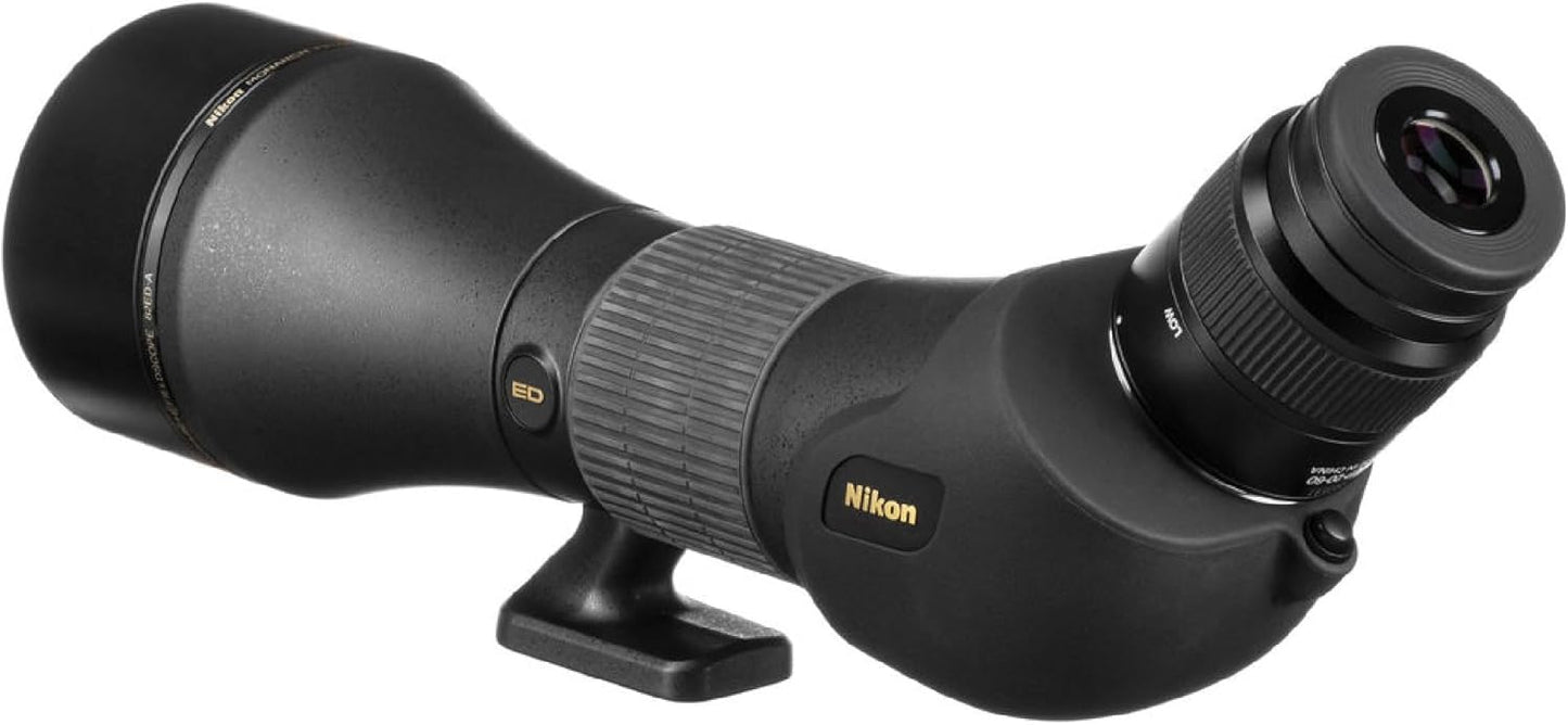 Nikon Monarch 20-60x82 ED Spotting Scope - Extra-Low Dispersion Glass, Field-Flattener Lens System, Waterproof & Fogproof High-Definition Observation Scope, Angled/Straight View