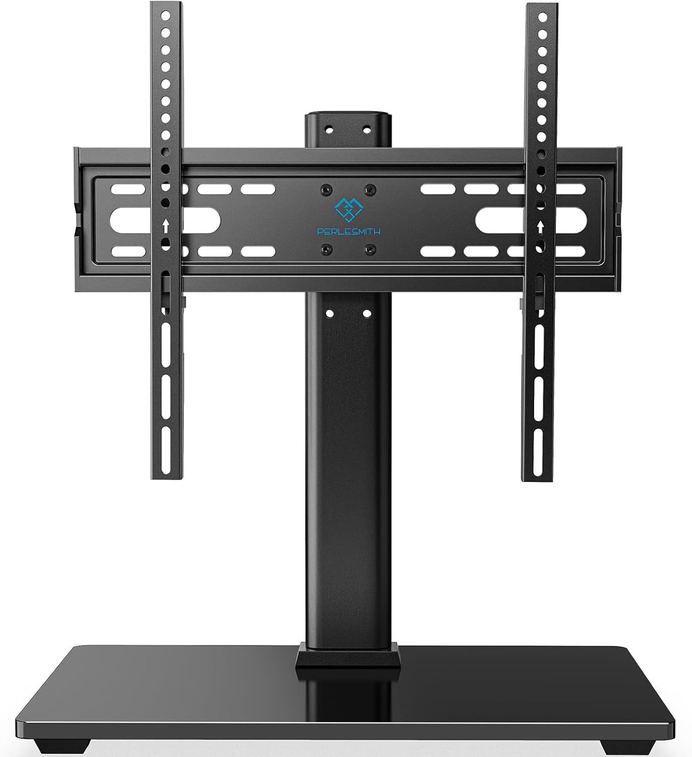PERLESMITH Universal TV Stand Legs for 32-60 inch TVs, Table Top TV Stand up to 88 lbs, Height Adjustable Television TV Mount, Universal TV Leg Base for Living Room & Bedroom, VESA 400x400mm PSTVS04